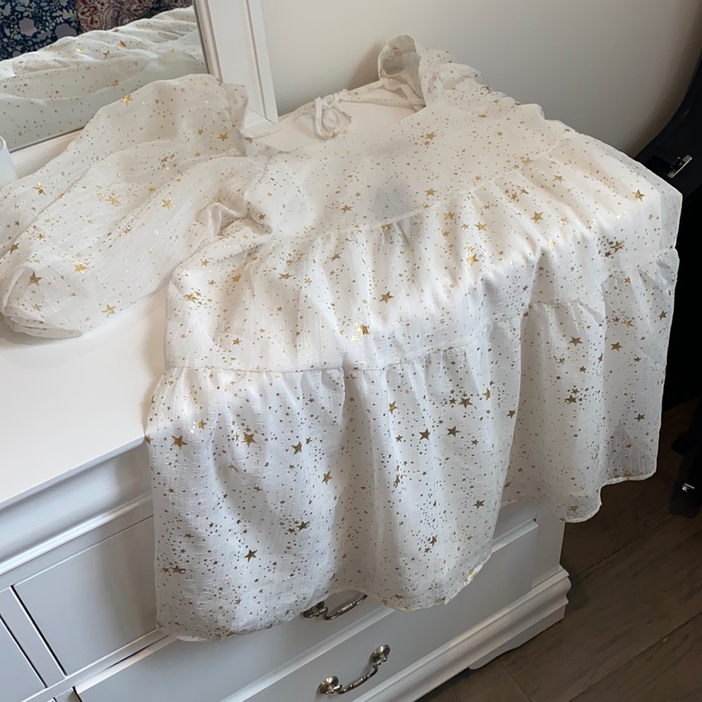 NASTY GAL Star Puff Sleeve Dress
